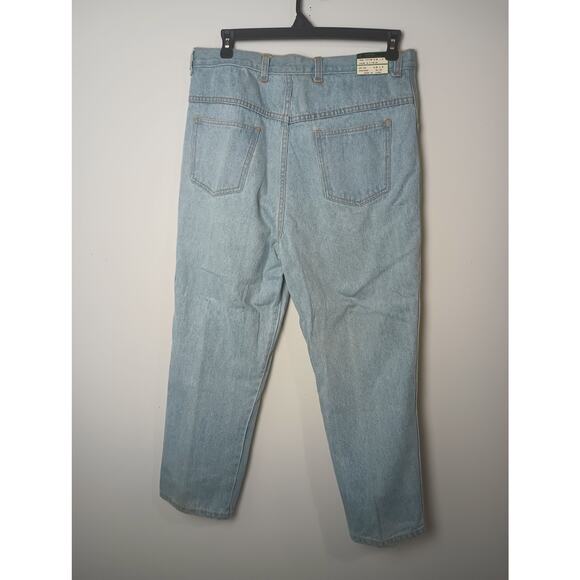 Vintage Haband Mens 38 Blue Light Wash Denim Pants NWT Gift 70s 80s - Picture 6 of 7